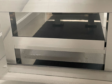 Square Coffee Table For Living Room - Silver