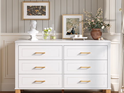 6 Drawer Double Dresser