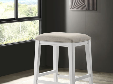 Sasha - 17" Counter Height Stool With Upholstered Seat