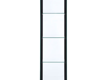 Serena - 4 Shelf Curio Cabinet - Black