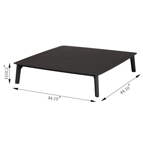 Sofa Set Coffee Tables For Outdoor - Black / Black Multi