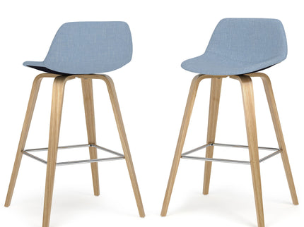 Randolph Bentwood - Upholstered Counter / Bar Height Stool (Set of 2)