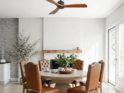 52" All Ceiling Fan With DC Reversible Motor, 3 Blades