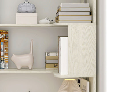 L-Shaped Corner Bookshelf
