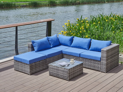 Patio Sofa With Cushions