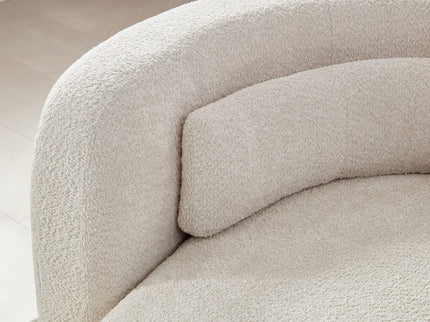 Curved Sectional Sofa, L - Shape Modular Chaise