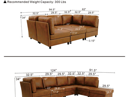 Modern Modular Sofa For Living Spaces