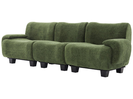 3 Seater Sofa Couch With Curved Armrests