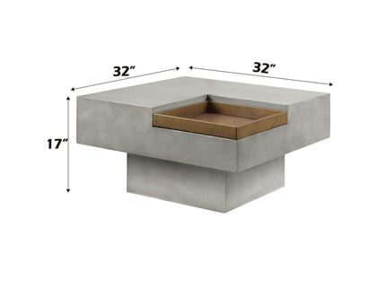 Kailano - Weathered Table - Gray
