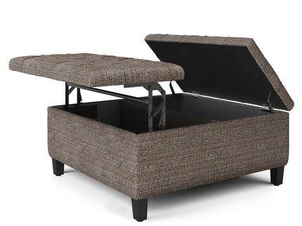 Harrison - Upholstered Coffee Table Storage Ottoman
