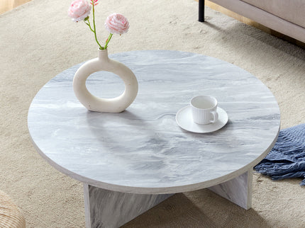 Versatile Round Coffee Table For Various Interior Styles