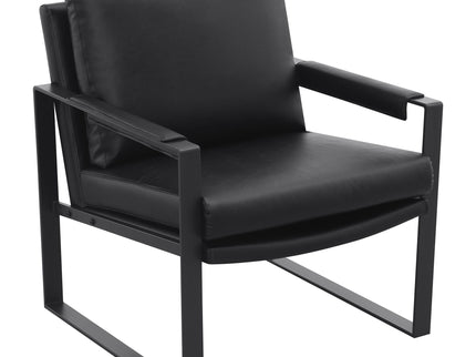 Goldbriar - Upholstered Track Arm Accent Chair - Black