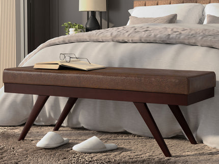Chanelle - Mid-Century Ottoman Bench