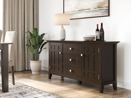 Bedford - Sideboard Buffet - Dark Tobacco Brown