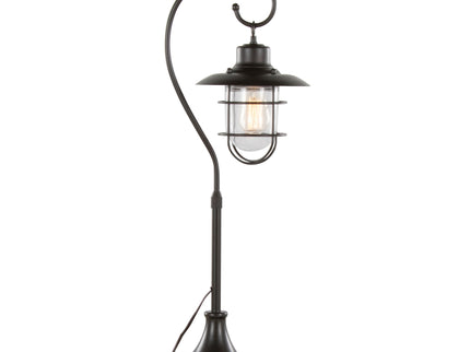 Landen - Contemporary Task Lamp (Set of 2) - Oil Rubbed Bronze / Clear