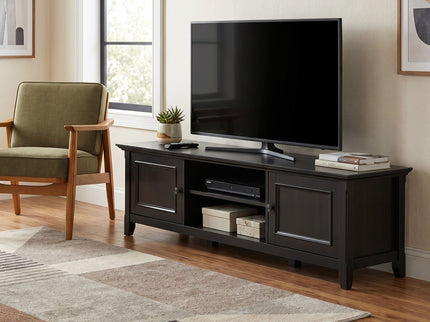 Amherst - Low TV Media Stand - Hickory Brown