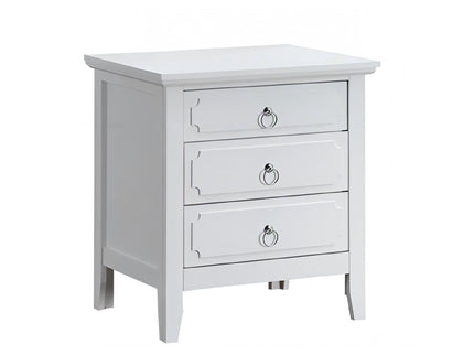 Hammond - 3 Drawer Nightstand - White