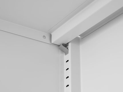 Modern Storage Cabinet With Adjustable Shelves, Magnetic Door Stopper