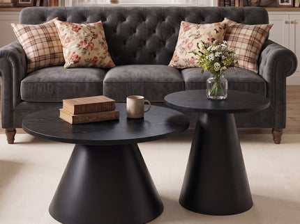 Modern Nesting Coffee Table Set For Living Room
