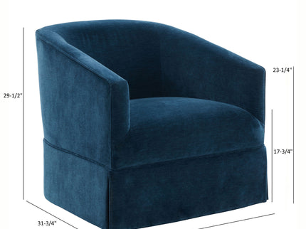 Elm - Skirted Swivel Chair