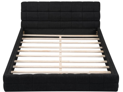 Upholstered Platform Bed With Headboard
