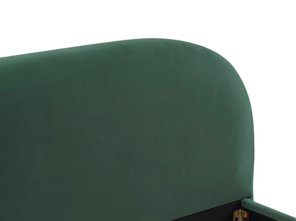 Upholstered Simple Modern Bedroom Bed With Curved Headboard