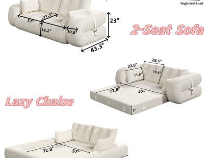 Human Dog Bed, Multi Functional Foldable Sofa Bed, 3 In 1