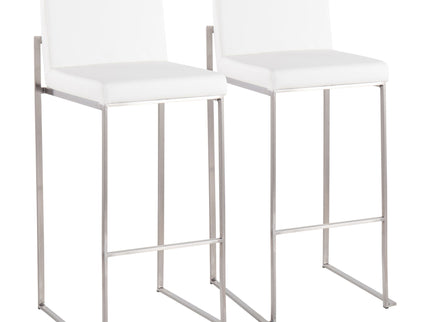 Fuji - Contemporary And Modern Elegance High Back Barstool