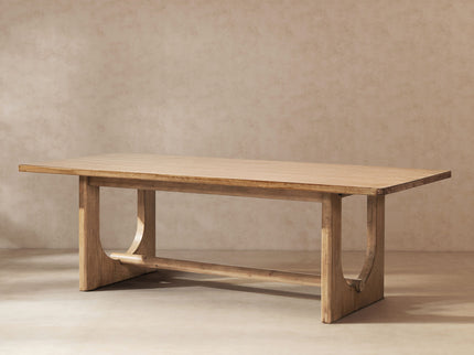 Turnkey - 8 Seater Dining Table - Antique Brown