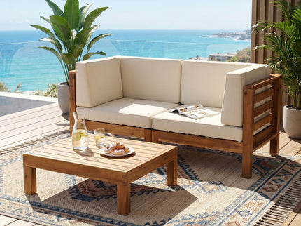 Oana - 3 Piece Love Seat Set With Coffee Table