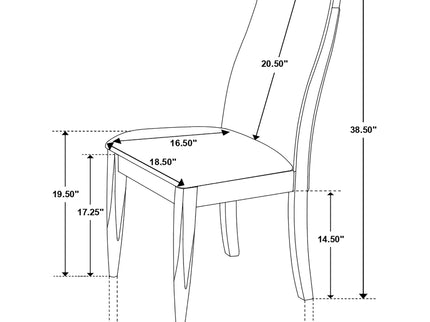 Paloma - Side Chair (Set of 2) - Walnut