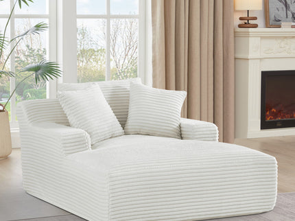 Cloudline - Oversized Chaise Lounge, Modern Comfy Couch With Full Foam Cushioning, Cozy Sleeper Sofabed