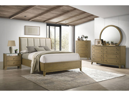 Menlo - 2 Drawer Nightstand - Pine Wood