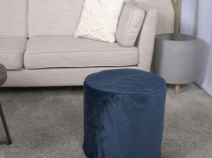 Shimon - Cylinder Pouf Ottoman Floor Cushion
