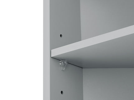 Multi Functional Corner Cabinet With Adjustable Shelves And 2 Doors