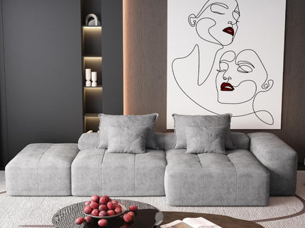 Modern Oversized Diy Combination Modular Sectional Sofa With Pillows