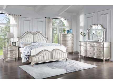 Katerina - 5 Drawer Chest With Hidden Drawer - Oak