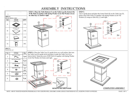 Ariya - End Table - Black