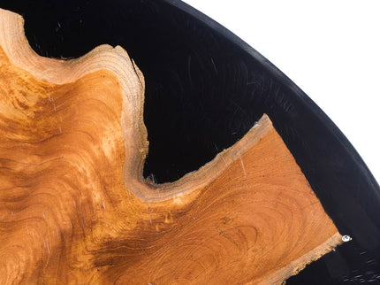 Side Table - Black / Brown