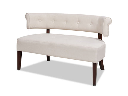 Jared - Versatile Roll Arm Tufted Bench Settee
