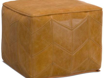 Morden - Square Pouf - Brown