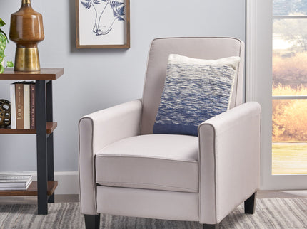 Upholstered Push Back Recliner Chair For Living Room