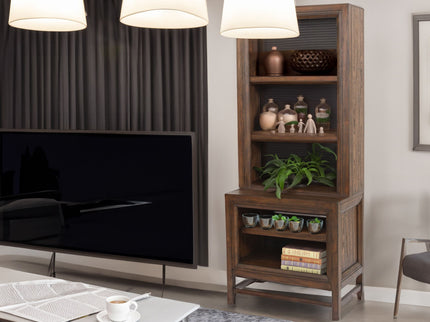Bookcase Pier, 2 Tone - Brown