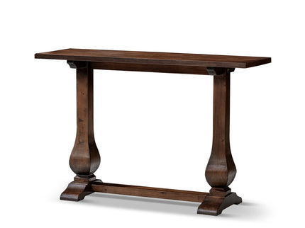 Whitmore - Trestle Console Table - Dark Brown