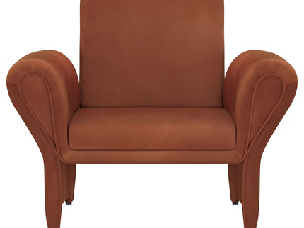 Whitney - Accent Armchair - Rusty Orange