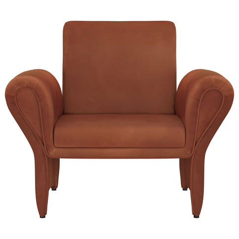 Whitney - Accent Armchair - Rusty Orange