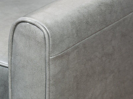 Wide Manual Club Recliner - Dark Gray