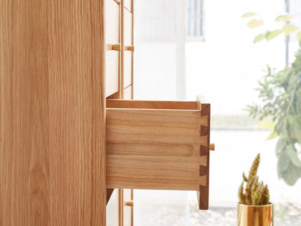 Free-Standing Corner Storage Cabinet For Living Room