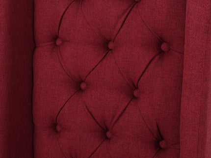 Sophisticated Tufted Dining Chair With High Back Design