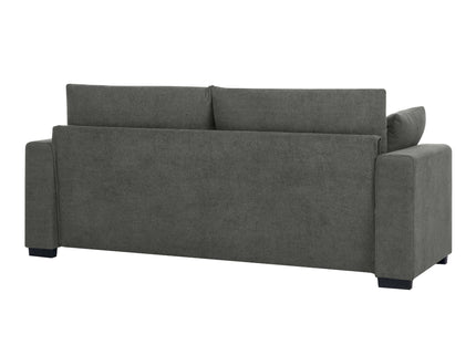 Upholstered Sofa With Toss Pillows - Dark Gray